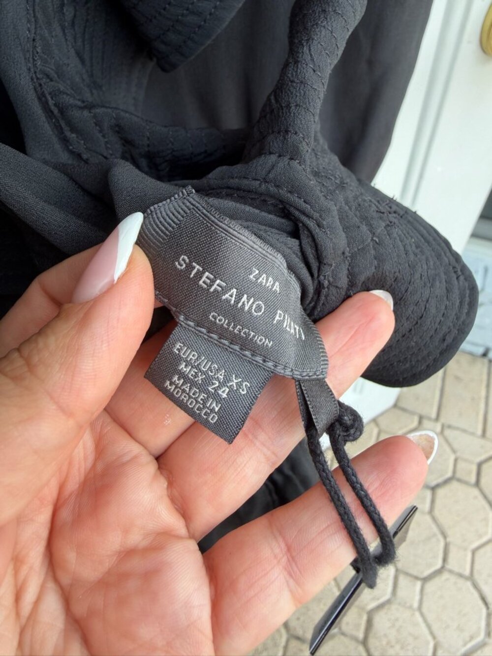 Zara x Stefano Pilati Black Ruffle Romper Size XS NWT | Women's Designer Romper - Picture 11 of 11